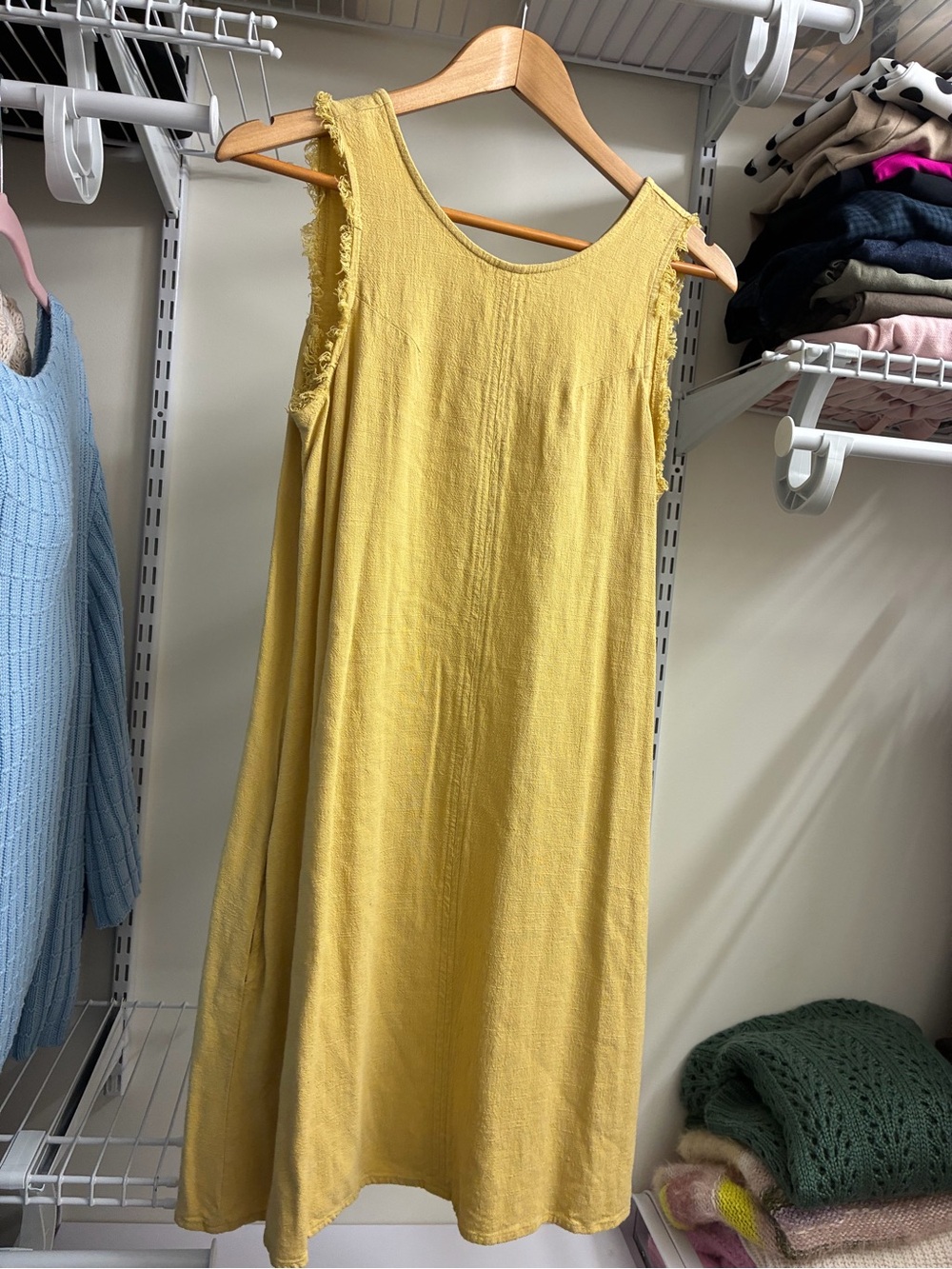 Thread & Supply Sunflower Yellow Sleeveless A-Line Dress